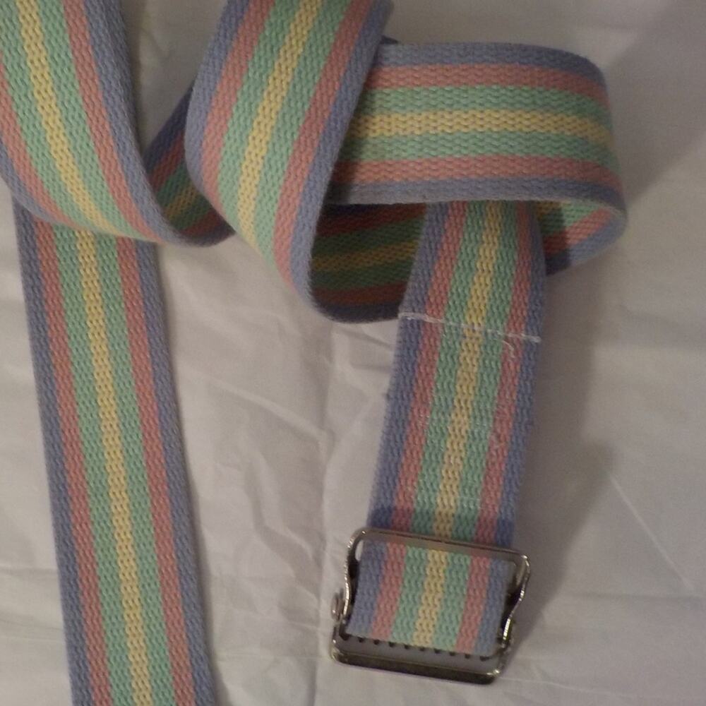 Belt DeRoyal Multicolor Rainbow Fabric Buckle 53"